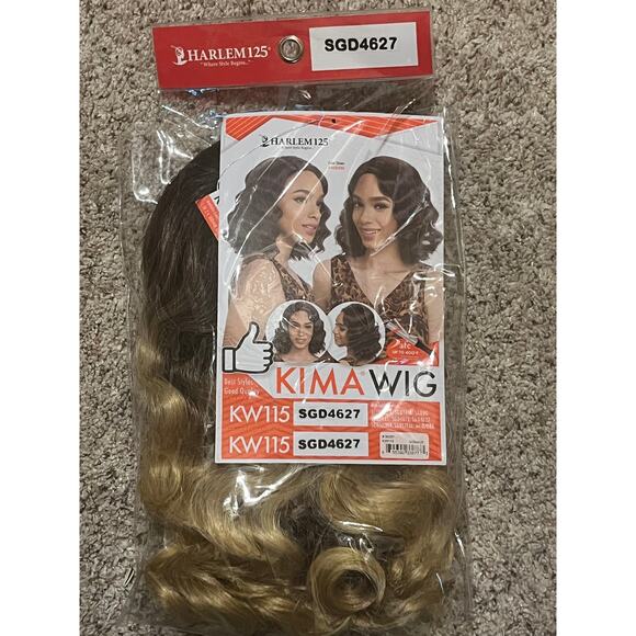Harlem 125 KIMA Wig 115 Color: SGD4627 (Brown fading into Blonde) - Picture 3 of 7